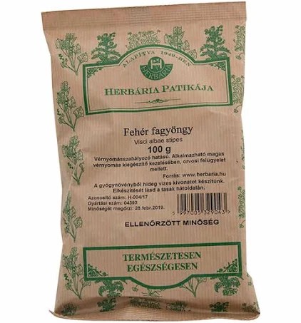HERBÁRIA FEHÉR FAGYÖNGY TEA 100 G
