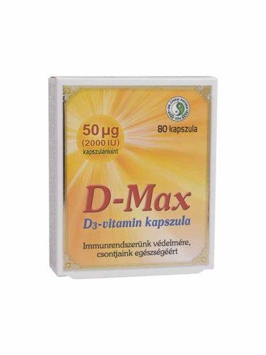 DR.CHEN D-MAX D3-VITAMIN KAPSZULA 80 DB