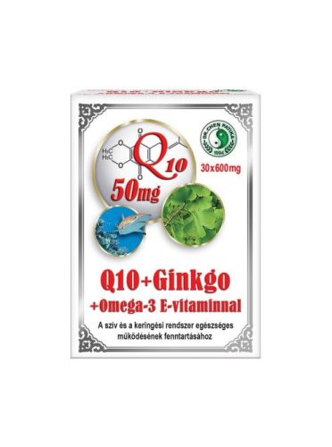 DR.CHEN Q10+GINKGO+OMEGA3 KAPSZULA 30 DB