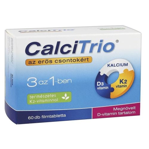 CALCITRIO KALCIUM+K2+D3-VITAMIN FILMTABLETTA 60 DB