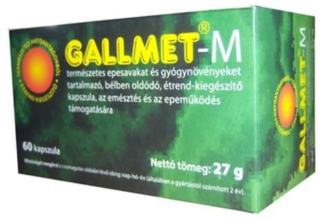 GALLMET-M-60 GYOGYNÖVÉNY KAPSZULA 60 DB