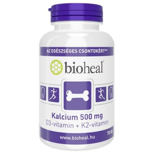 BIOHEAL KALCIUM+D3-VITAMIN 500MG 70 DB