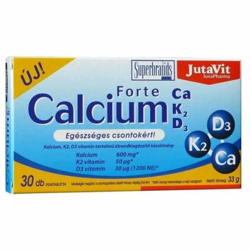 JUTAVIT CALCIUM FORTE CA+K2+D3 30 DB